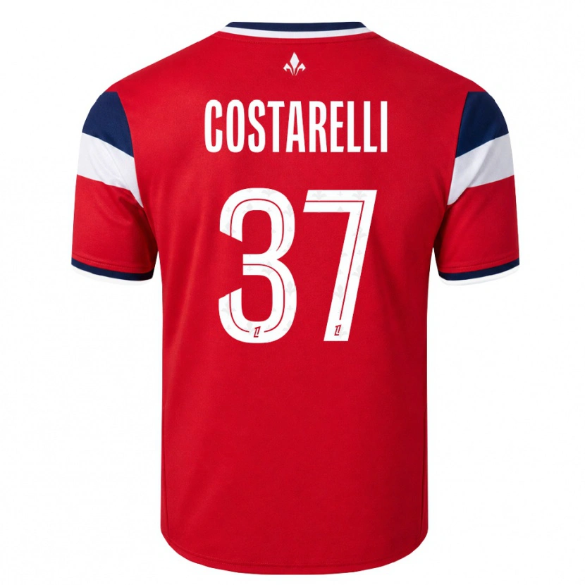 Danxen Damen Morgan Costarelli #37 Rot Weiß Königsblau Heimtrikot Trikot 2026/27 T-Shirt Schweiz