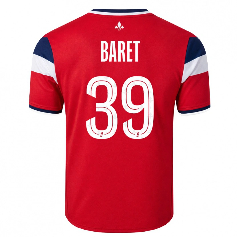 Danxen Damen Lilian Baret #39 Rot Weiß Königsblau Heimtrikot Trikot 2026/27 T-Shirt Schweiz