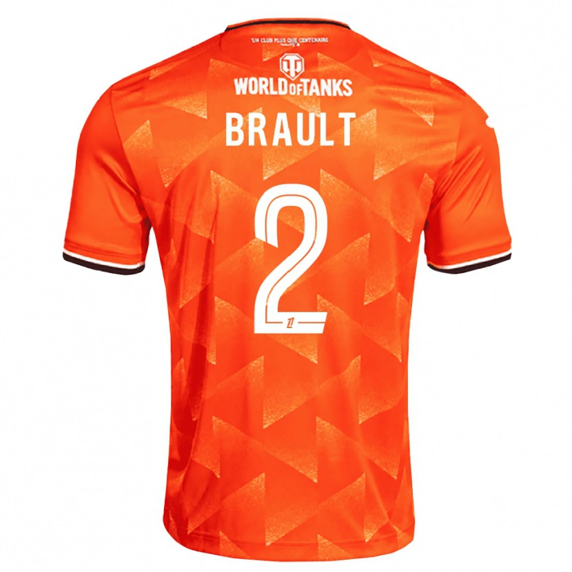 Danxen Damen Matis Brault #2 Orange Weiß Schwarz Heimtrikot Trikot 2026/27 T-Shirt Schweiz