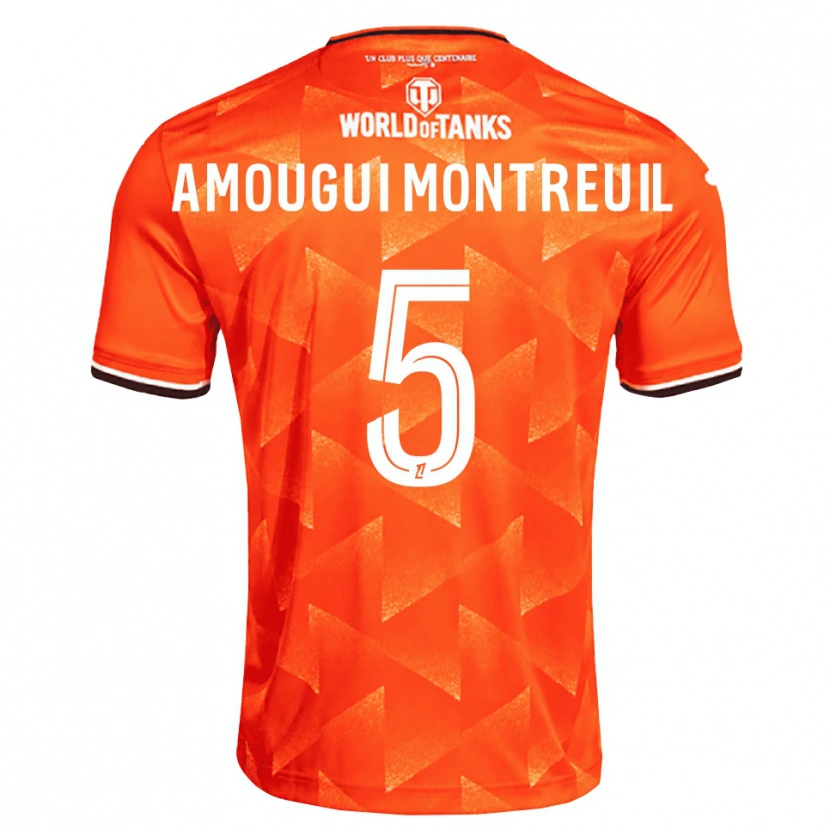 Danxen Damen Maceo Amougui Montreuil #5 Orange Weiß Schwarz Heimtrikot Trikot 2026/27 T-Shirt Schweiz