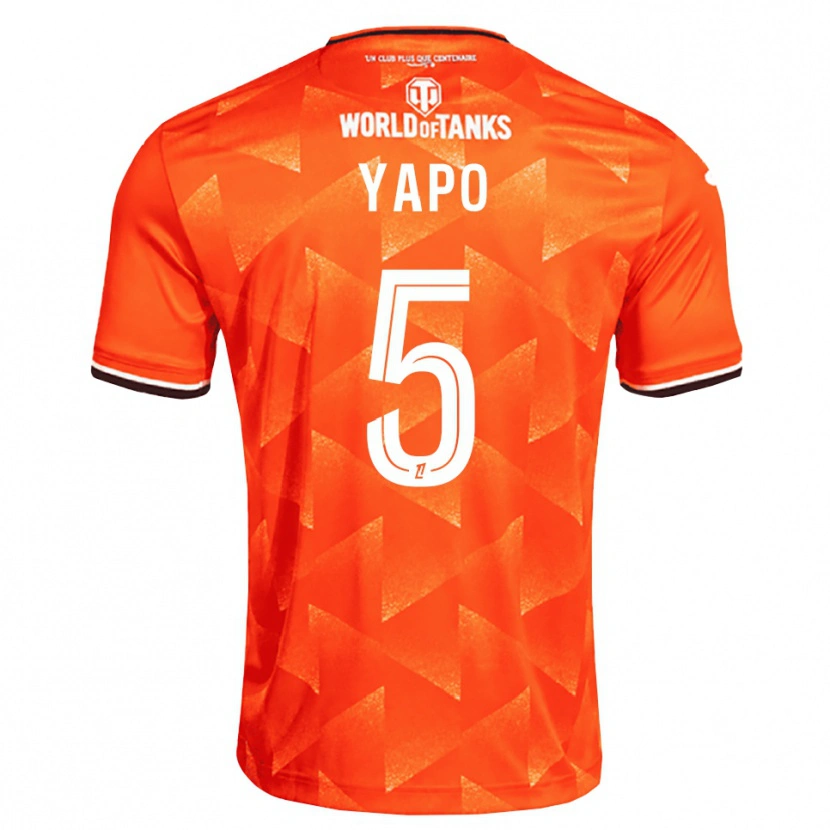 Danxen Damen Ezekiel Yapo #5 Orange Weiß Schwarz Heimtrikot Trikot 2026/27 T-Shirt Schweiz