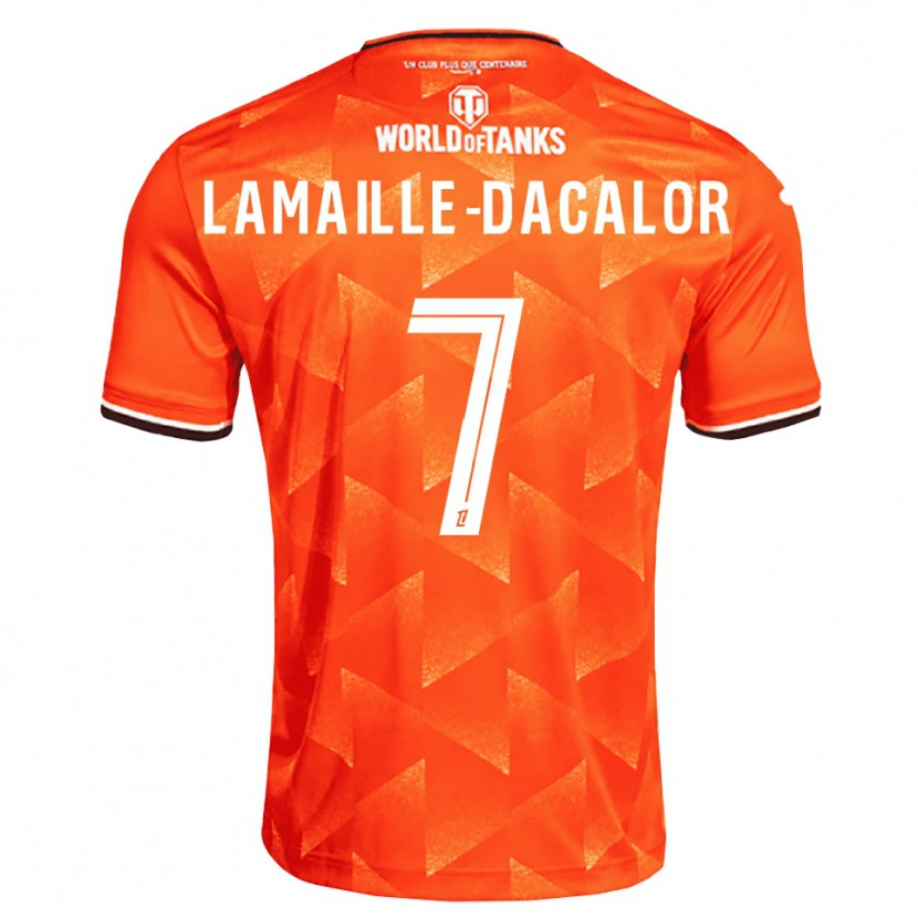 Danxen Damen Olan Lamaille-Dacalor #7 Orange Weiß Schwarz Heimtrikot Trikot 2026/27 T-Shirt Schweiz