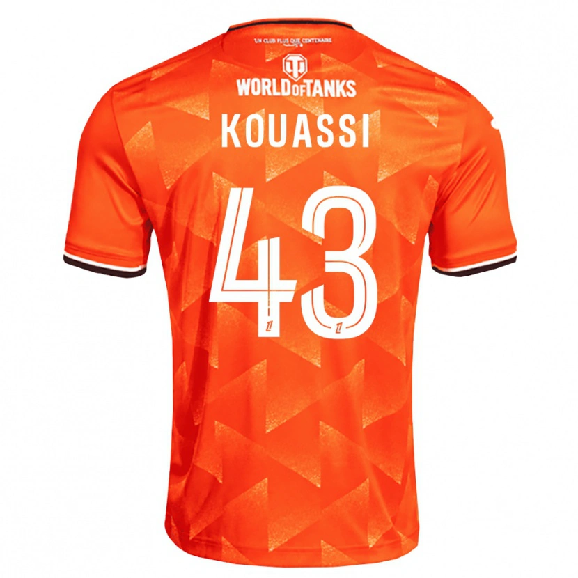 Danxen Damen Arsène Kouassi #43 Orange Weiß Schwarz Heimtrikot Trikot 2026/27 T-Shirt Schweiz