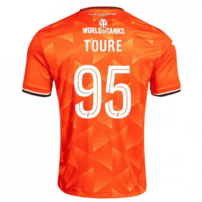 Danxen Damen Isaak Touré #95 Orange Weiß Schwarz Heimtrikot Trikot 2026/27 T-Shirt Schweiz