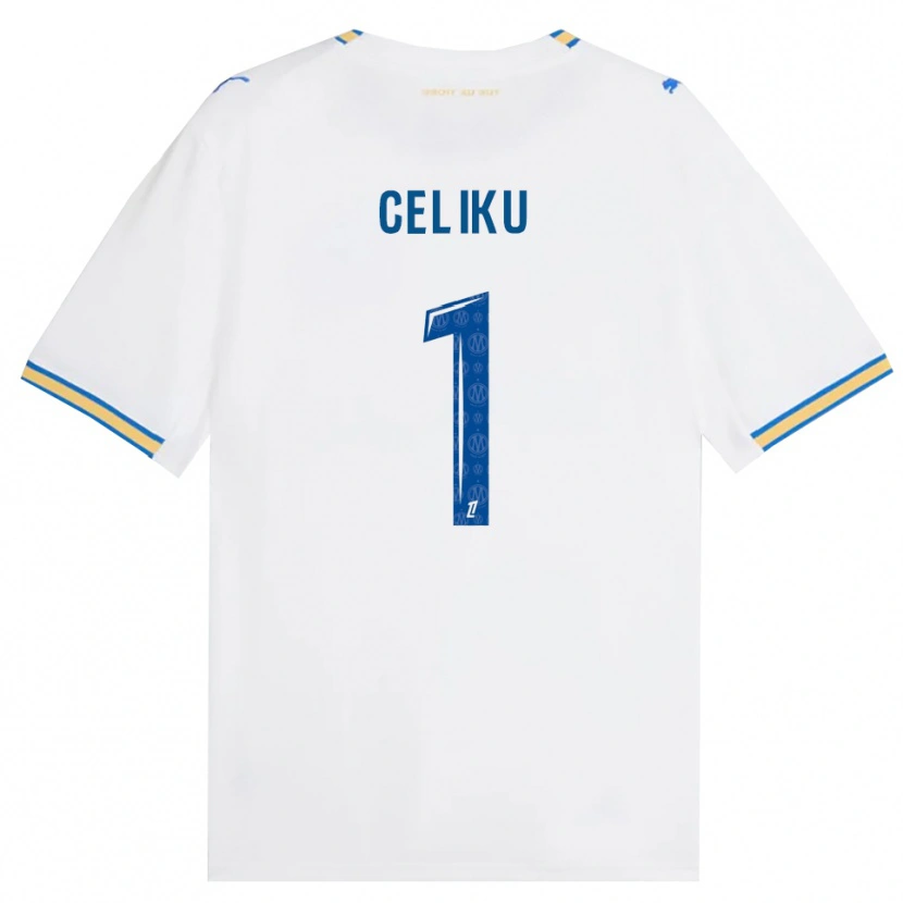 Danxen Damen Bleron Celiku #1 Dodgerblau Weiß Heimtrikot Trikot 2026/27 T-Shirt Schweiz