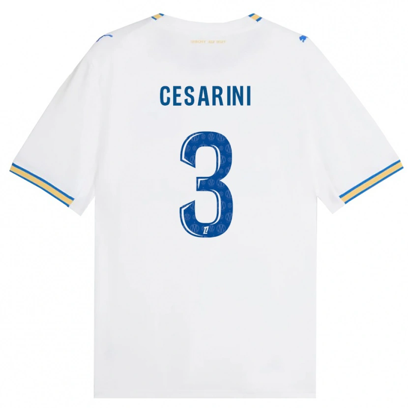 Danxen Damen Gaëtan Cesarini #3 Dodgerblau Weiß Heimtrikot Trikot 2026/27 T-Shirt Schweiz
