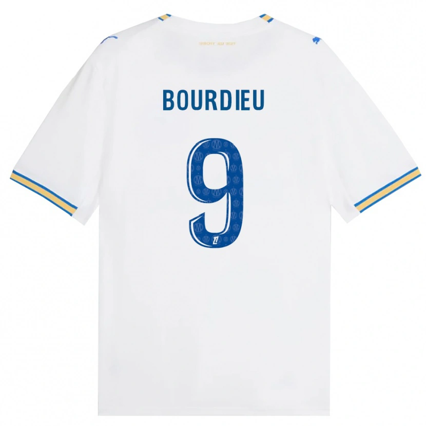 Danxen Damen Mathilde Bourdieu #9 Dodgerblau Weiß Heimtrikot Trikot 2026/27 T-Shirt Schweiz