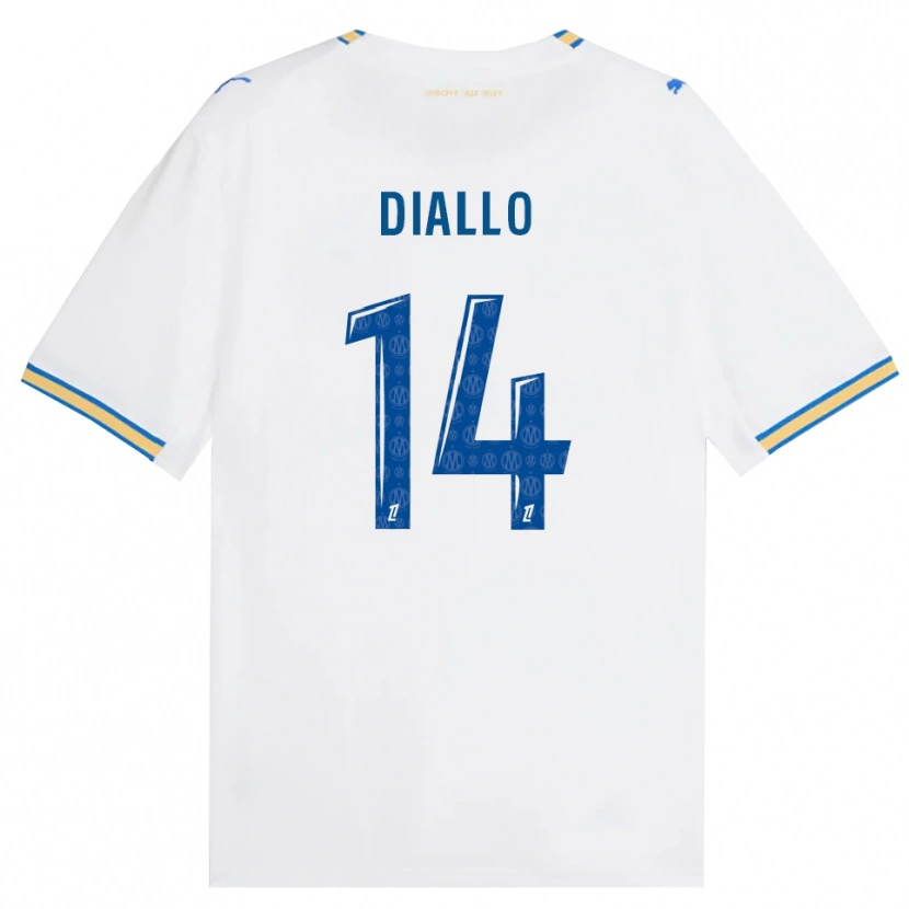 Danxen Damen Eliès Diallo #14 Dodgerblau Weiß Heimtrikot Trikot 2026/27 T-Shirt Schweiz