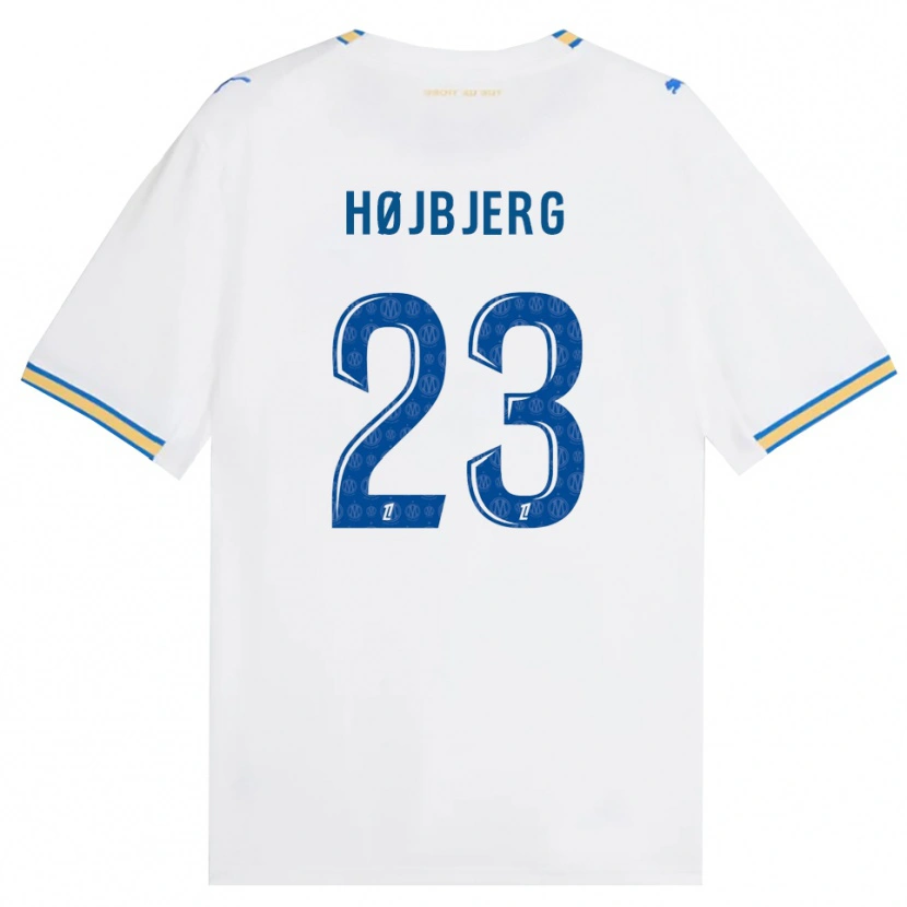 Danxen Damen Pierre-Emile Højbjerg #23 Dodgerblau Weiß Heimtrikot Trikot 2026/27 T-Shirt Schweiz