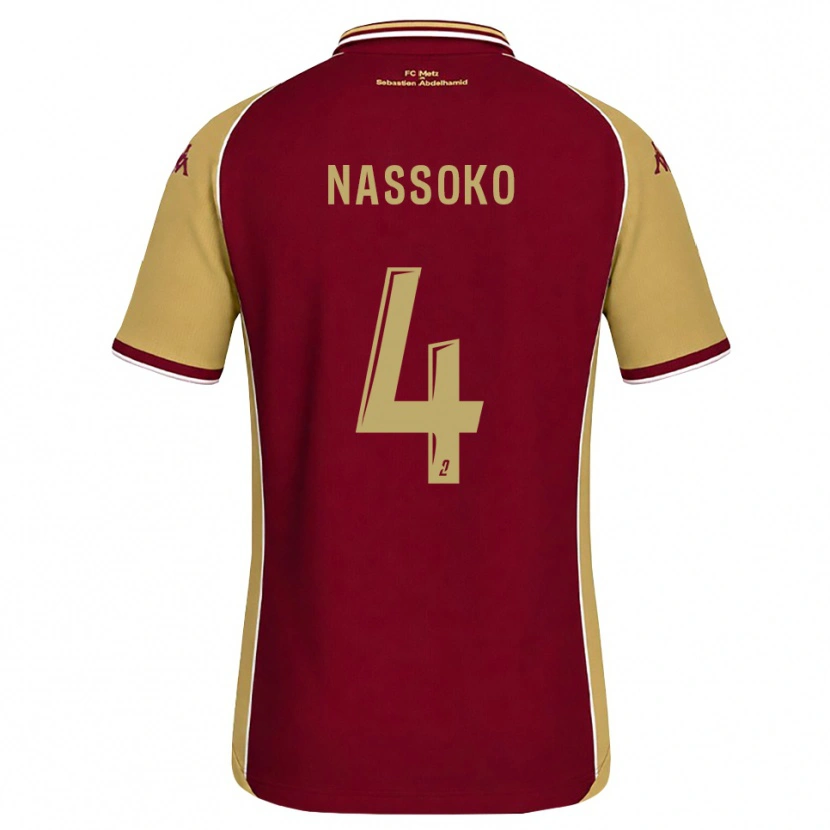 Danxen Damen Abdoulaye Nassoko #4 Goldrute Dunkelrot Heimtrikot Trikot 2026/27 T-Shirt Schweiz