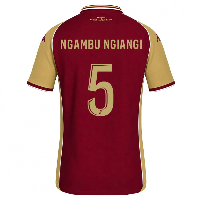 Danxen Damen Esther Ngambu Ngiangi #5 Goldrute Dunkelrot Heimtrikot Trikot 2026/27 T-Shirt Schweiz