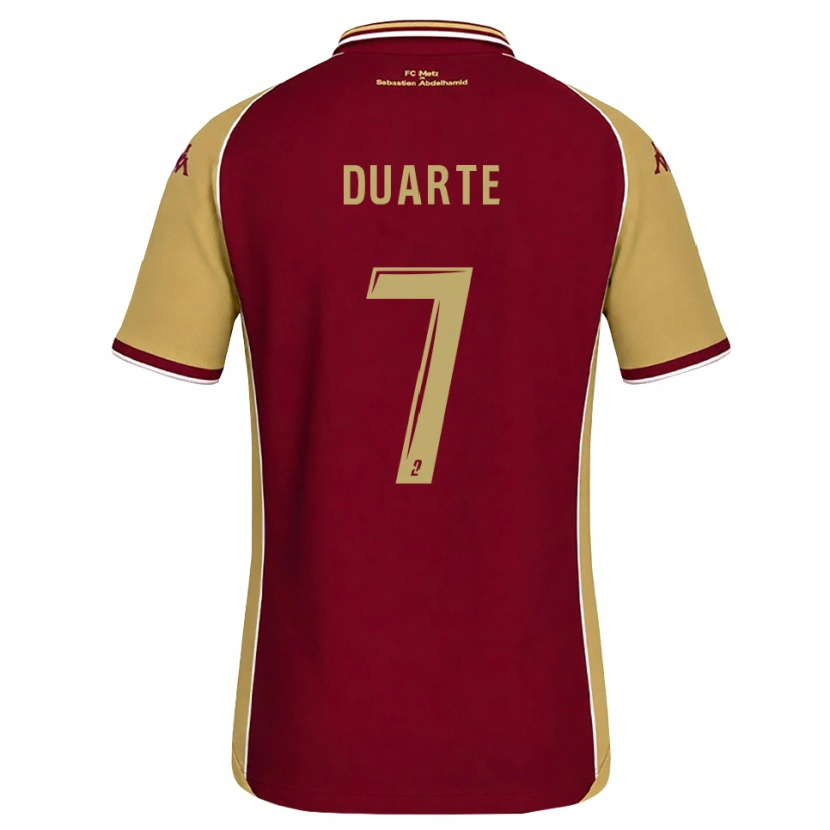 Danxen Damen Diego Duarte #7 Goldrute Dunkelrot Heimtrikot Trikot 2026/27 T-Shirt Schweiz