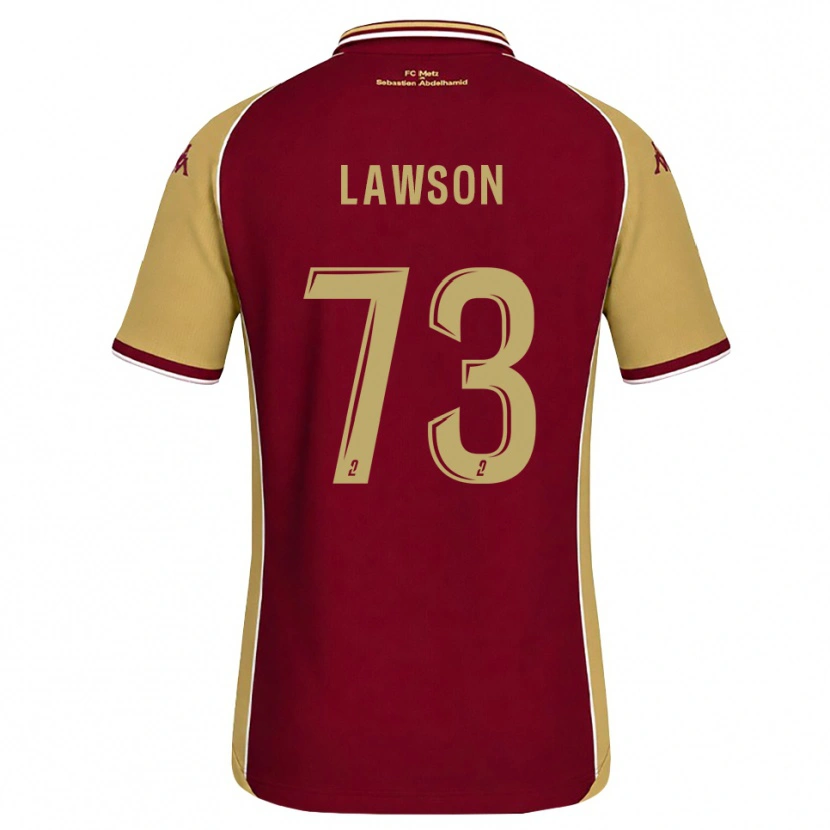 Danxen Damen Yannis Lawson #73 Goldrute Dunkelrot Heimtrikot Trikot 2026/27 T-Shirt Schweiz