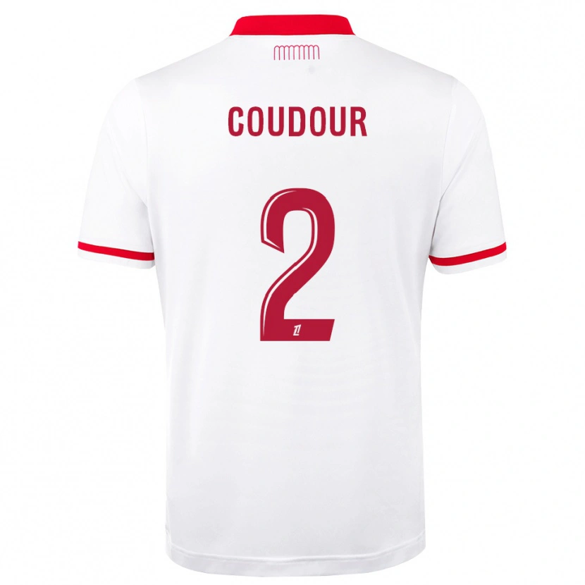 Danxen Damen Mathis Coudour #2 Rot Weiß Heimtrikot Trikot 2026/27 T-Shirt Schweiz