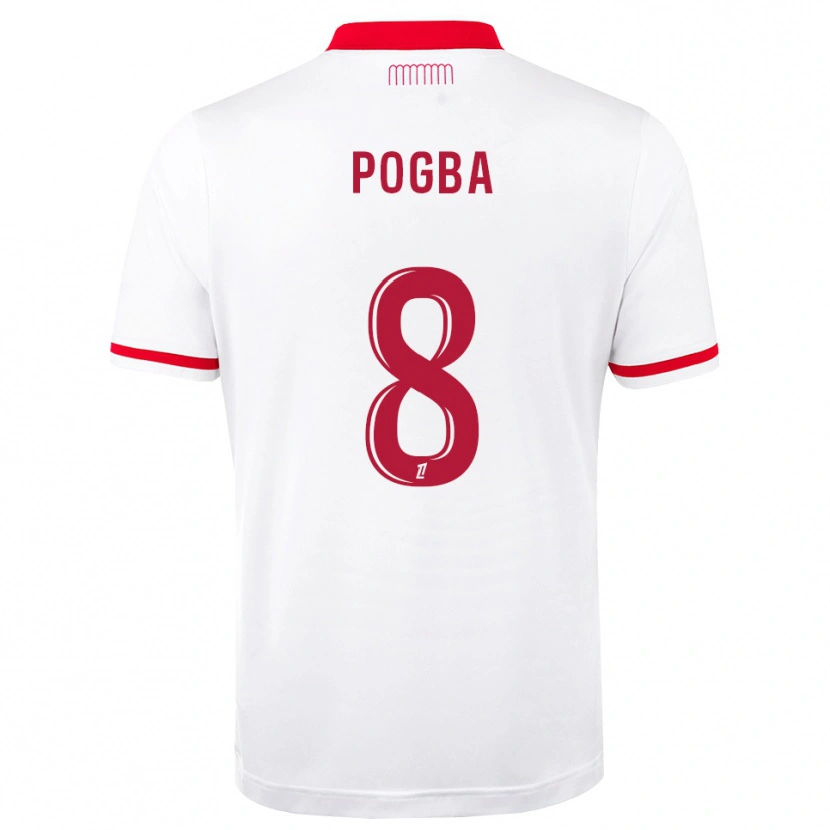 Danxen Damen Paul Pogba #8 Rot Weiß Heimtrikot Trikot 2026/27 T-Shirt Schweiz