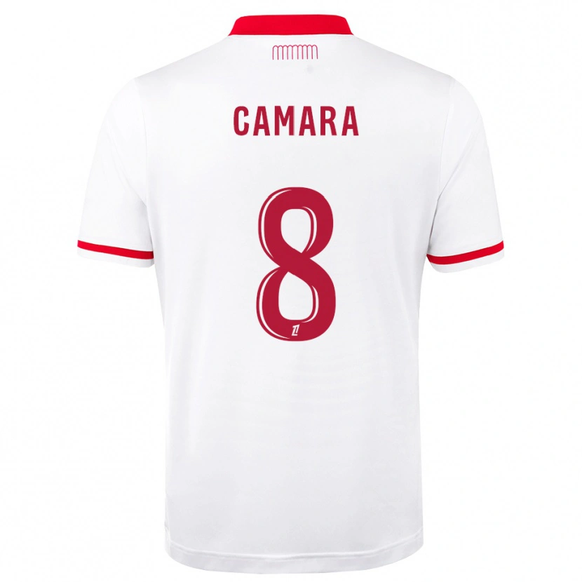Danxen Damen Lamine Camara #8 Rot Weiß Heimtrikot Trikot 2026/27 T-Shirt Schweiz