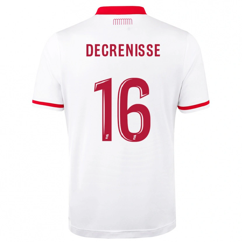 Danxen Damen Axel Decrenisse #16 Rot Weiß Heimtrikot Trikot 2026/27 T-Shirt Schweiz