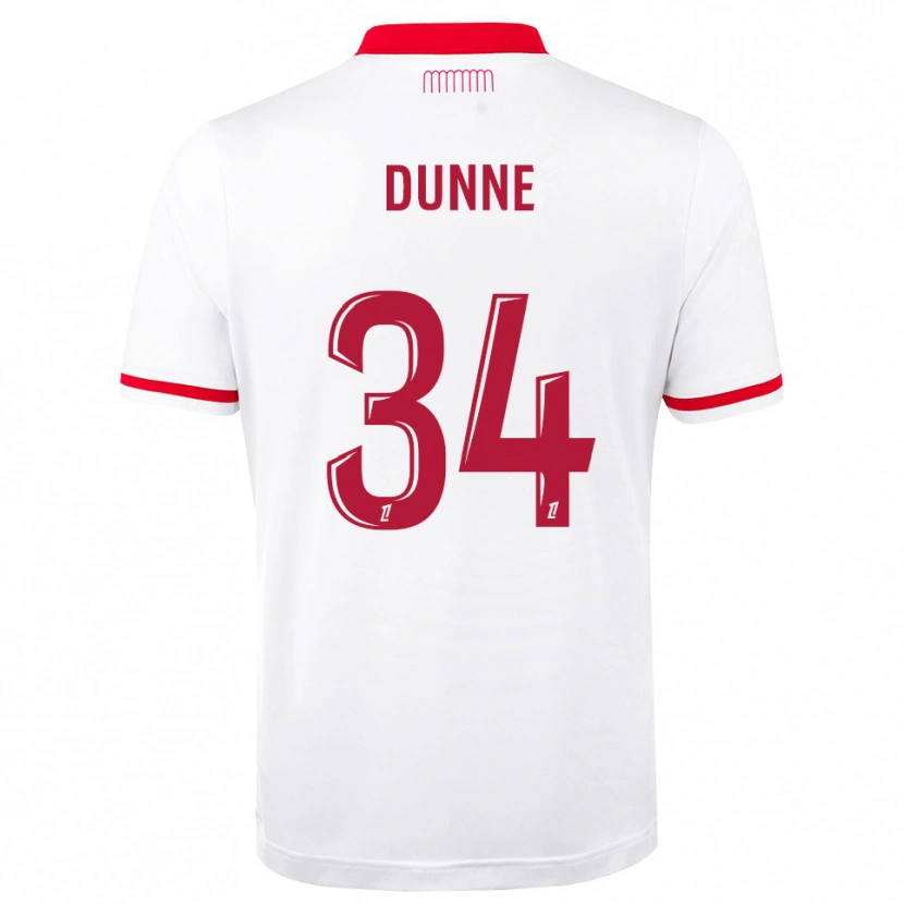 Danxen Damen David Dunne #34 Rot Weiß Heimtrikot Trikot 2026/27 T-Shirt Schweiz