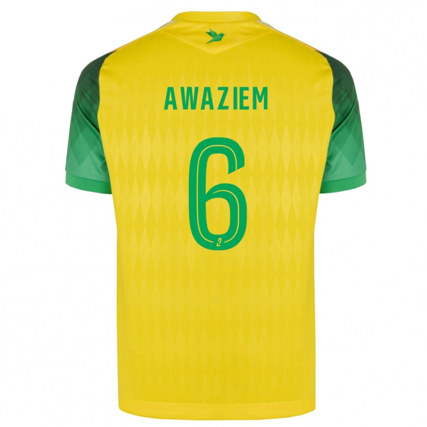 Danxen Damen Chidozie Awaziem #6 Gelb Grün Rot Heimtrikot Trikot 2026/27 T-Shirt Schweiz