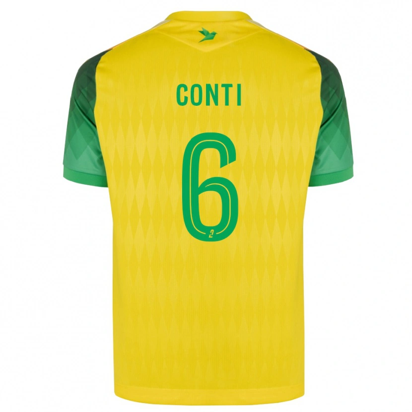 Danxen Damen Alexandre Conti #6 Gelb Grün Rot Heimtrikot Trikot 2026/27 T-Shirt Schweiz
