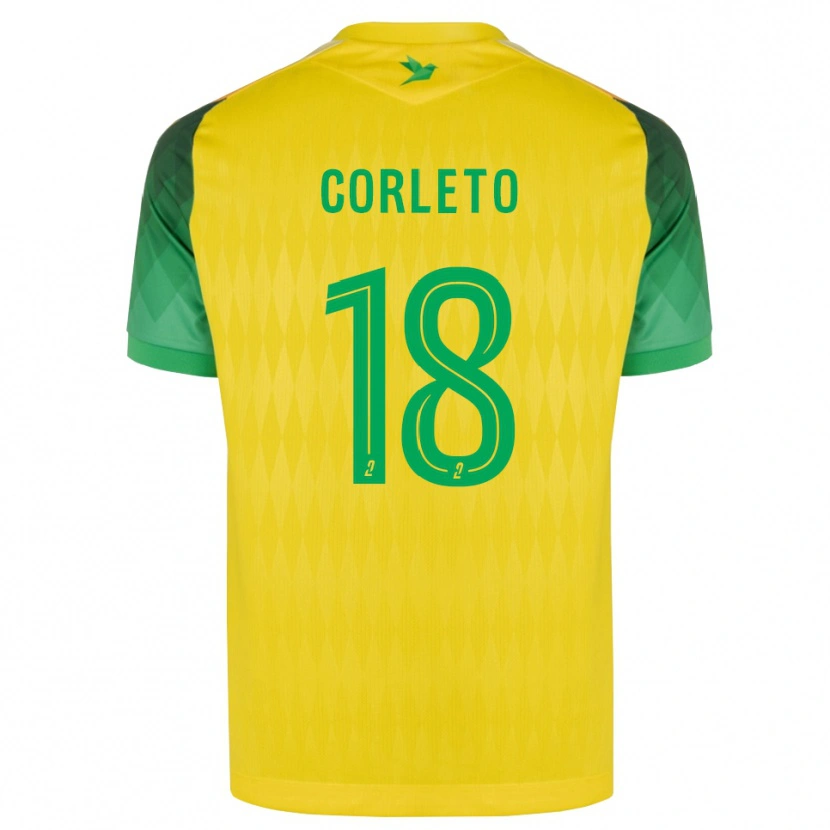 Danxen Damen Naël Corleto #18 Gelb Grün Rot Heimtrikot Trikot 2026/27 T-Shirt Schweiz
