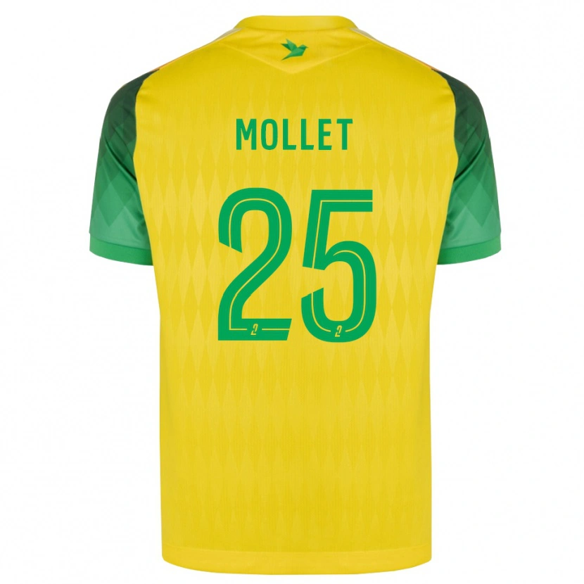 Danxen Damen Florent Mollet #25 Gelb Grün Rot Heimtrikot Trikot 2026/27 T-Shirt Schweiz