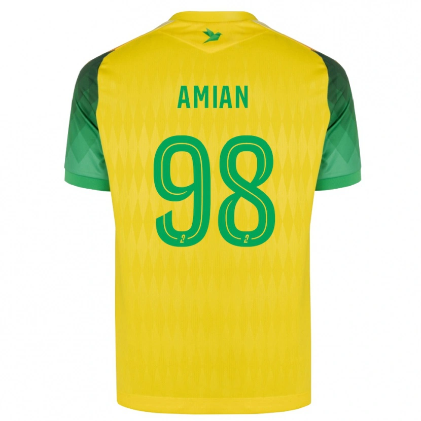 Danxen Damen Kelvin Amian #98 Gelb Grün Rot Heimtrikot Trikot 2026/27 T-Shirt Schweiz
