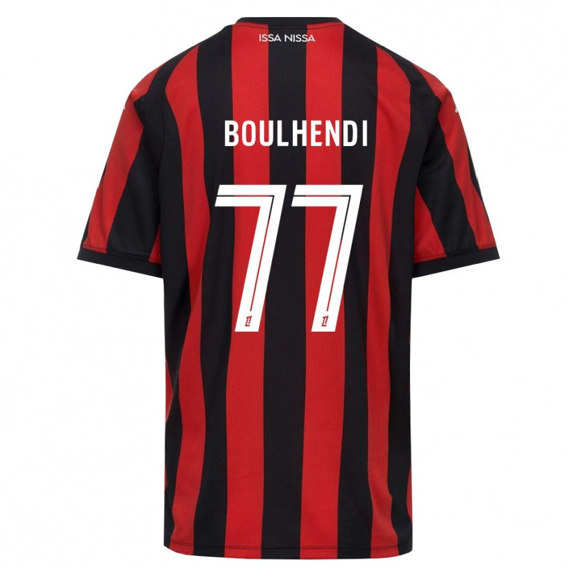 Danxen Damen Teddy Boulhendi #77 Rot Schwarz Weiß Heimtrikot Trikot 2026/27 T-Shirt Schweiz