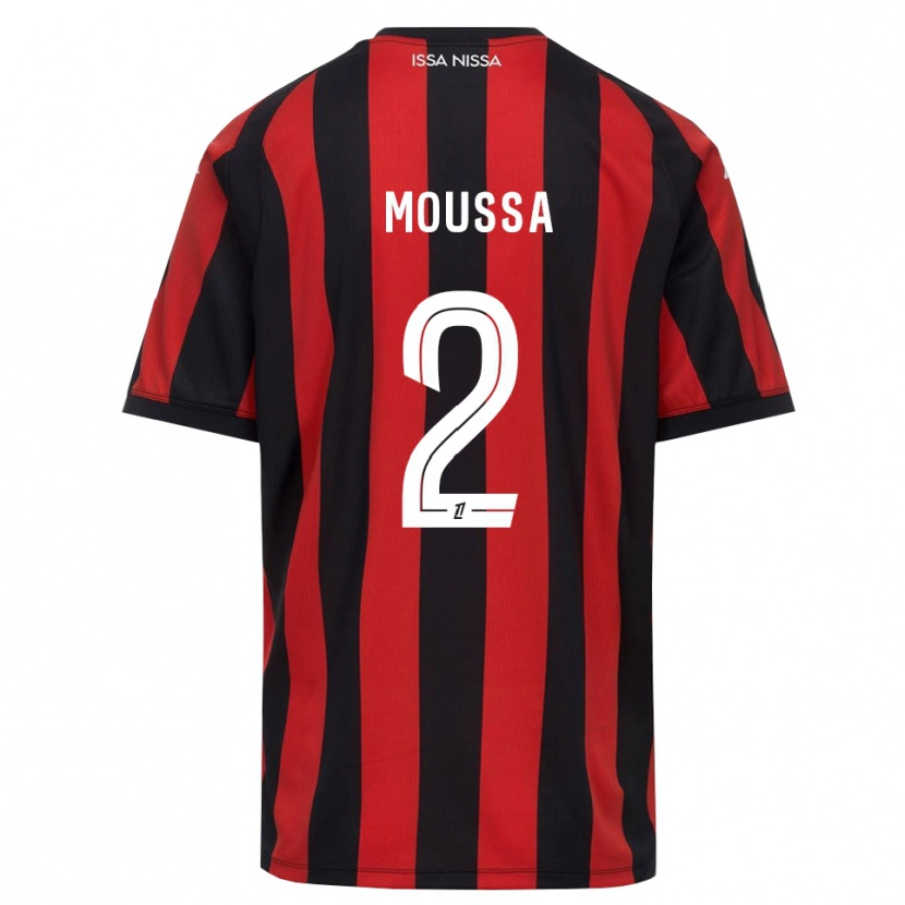 Danxen Damen Mounir Moussa #2 Rot Schwarz Weiß Heimtrikot Trikot 2026/27 T-Shirt Schweiz