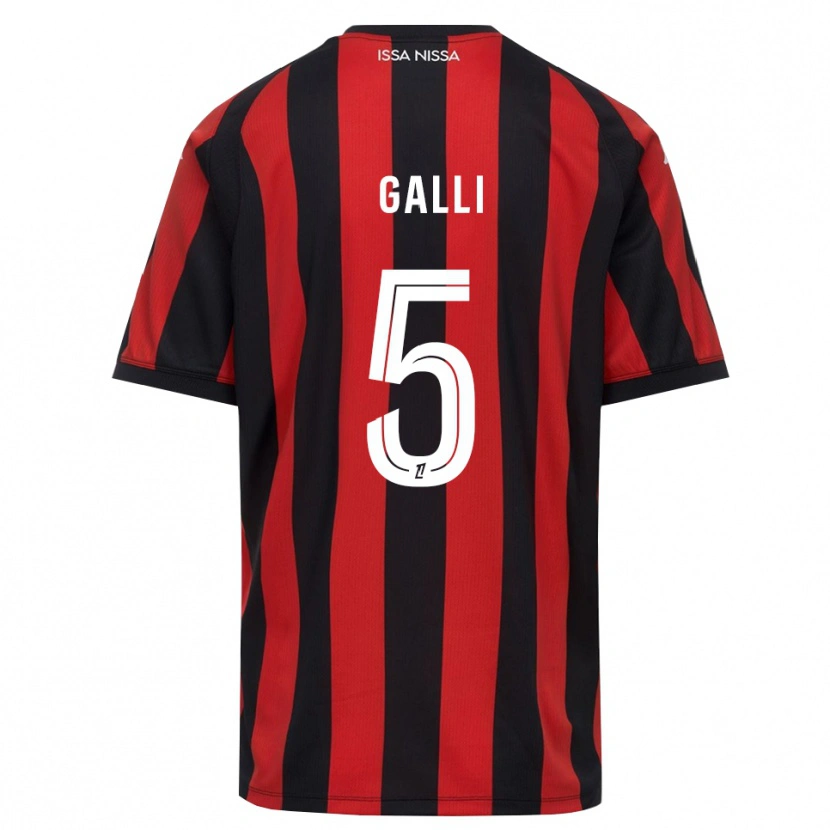 Danxen Damen Clara Galli #5 Rot Schwarz Weiß Heimtrikot Trikot 2026/27 T-Shirt Schweiz