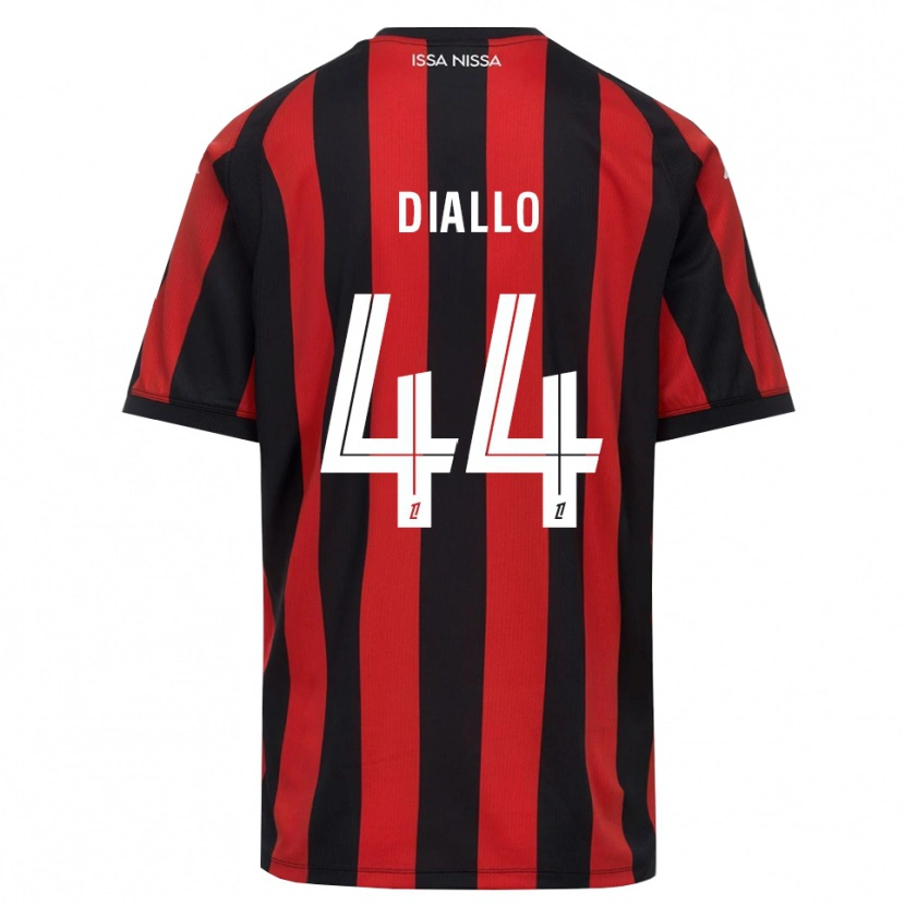 Danxen Damen Zoumana Diallo #44 Rot Schwarz Weiß Heimtrikot Trikot 2026/27 T-Shirt Schweiz