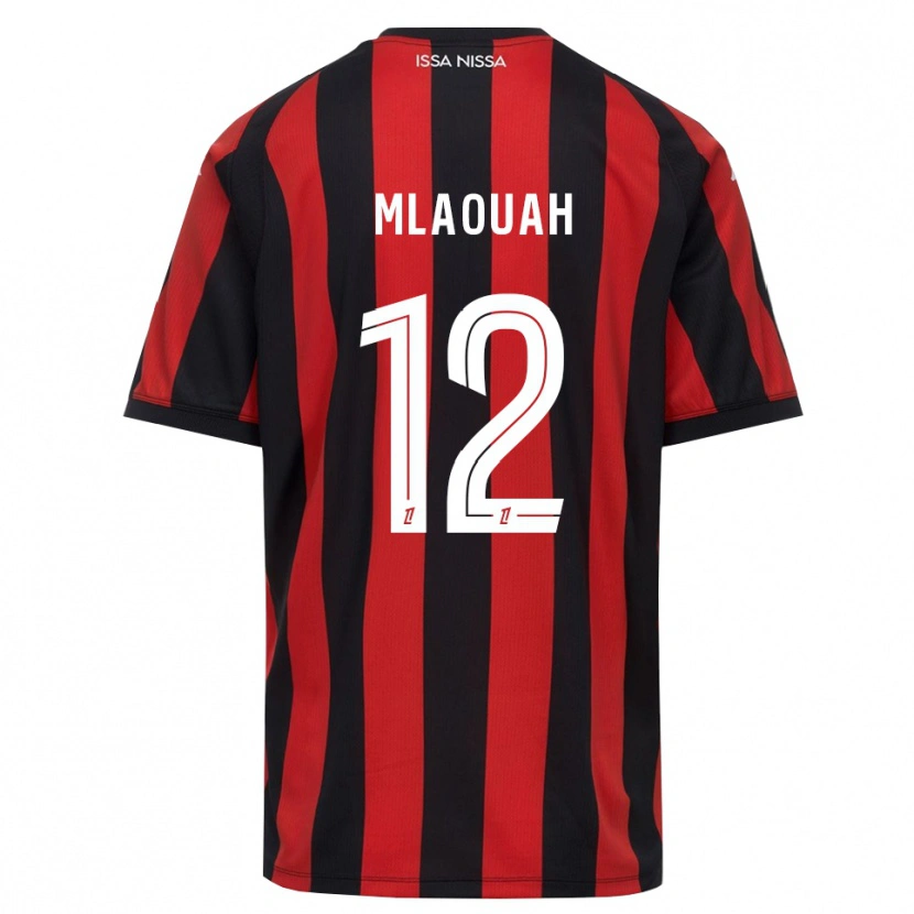 Danxen Damen Sofiane Mlaouah #12 Rot Schwarz Weiß Heimtrikot Trikot 2026/27 T-Shirt Schweiz