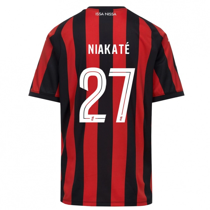 Danxen Damen Yakaré Niakaté #27 Rot Schwarz Weiß Heimtrikot Trikot 2026/27 T-Shirt Schweiz