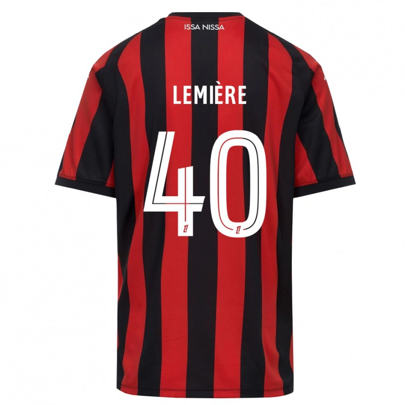 Danxen Damen Pauline Lemière #40 Rot Schwarz Weiß Heimtrikot Trikot 2026/27 T-Shirt Schweiz