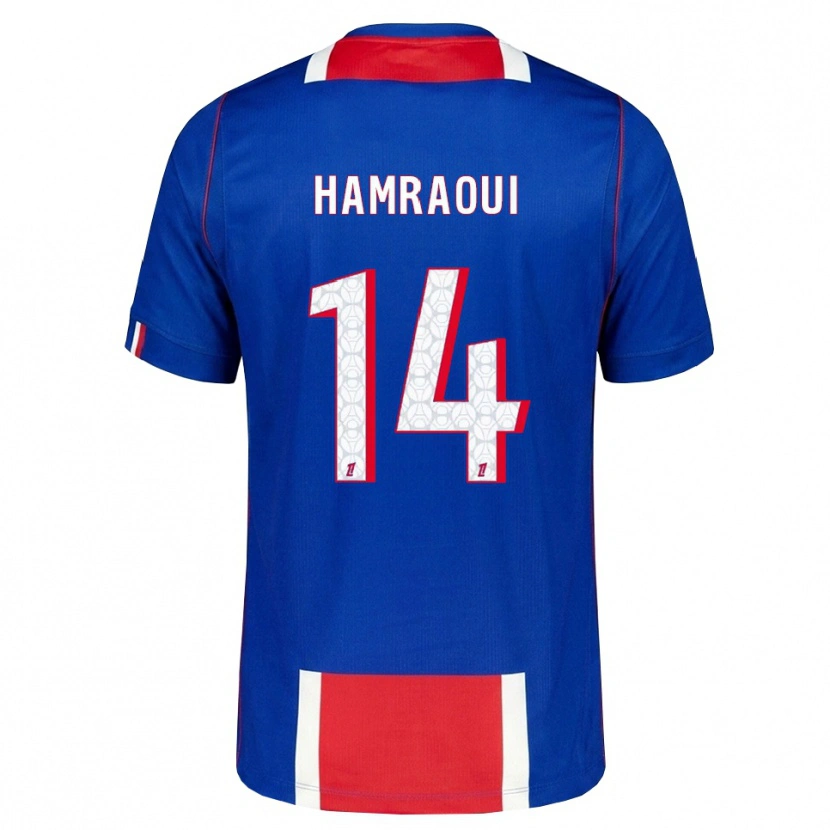 Danxen Damen Kheira Hamraoui #14 Rot Weiß Blau Heimtrikot Trikot 2026/27 T-Shirt Schweiz