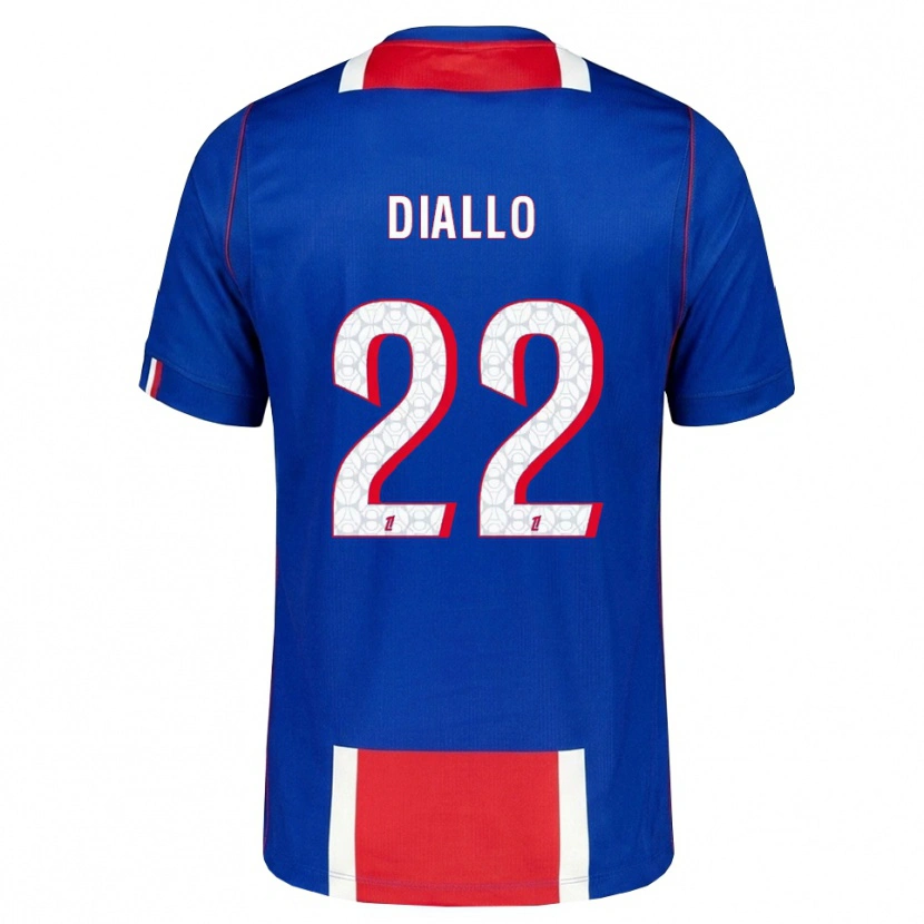 Danxen Damen Abdou Diallo #22 Rot Weiß Blau Heimtrikot Trikot 2026/27 T-Shirt Schweiz
