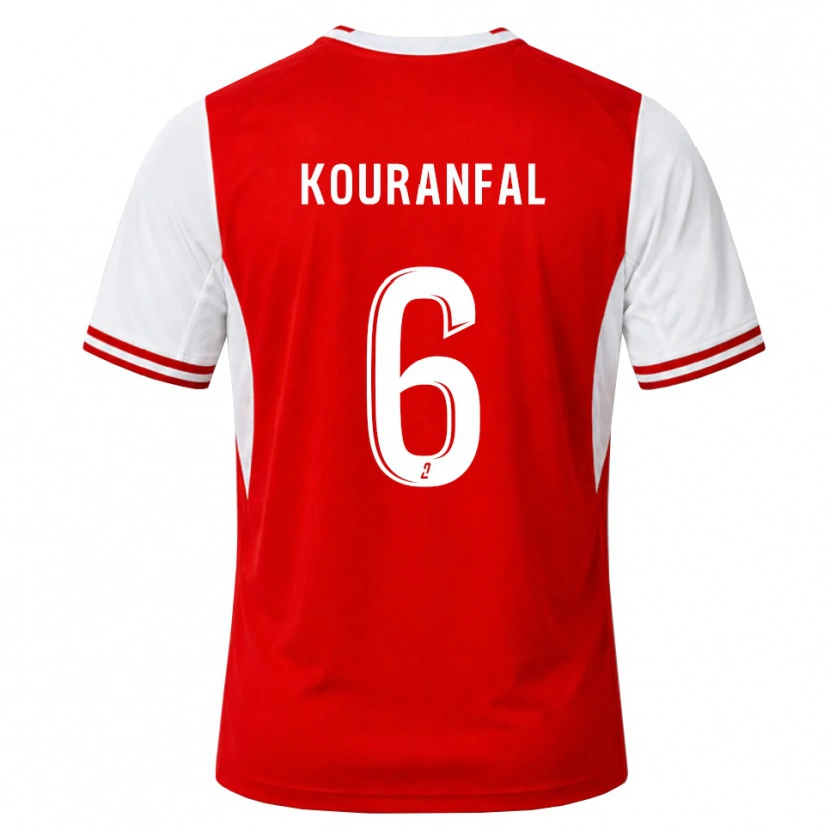 Danxen Damen Chamsedin Kouranfal #6 Rot Weiß Heimtrikot Trikot 2026/27 T-Shirt Schweiz