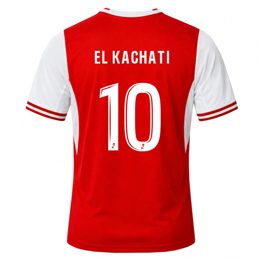 Danxen Damen Youssef El Kachati #10 Rot Weiß Heimtrikot Trikot 2026/27 T-Shirt Schweiz
