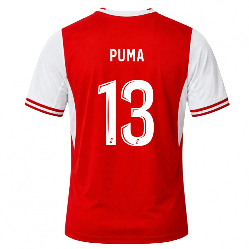 Danxen Damen Isaac Puma #13 Rot Weiß Heimtrikot Trikot 2026/27 T-Shirt Schweiz