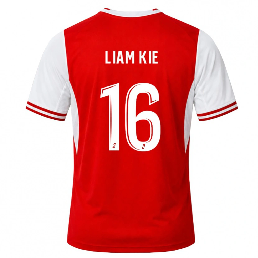 Danxen Damen Khalil-Liam Kie #16 Rot Weiß Heimtrikot Trikot 2026/27 T-Shirt Schweiz