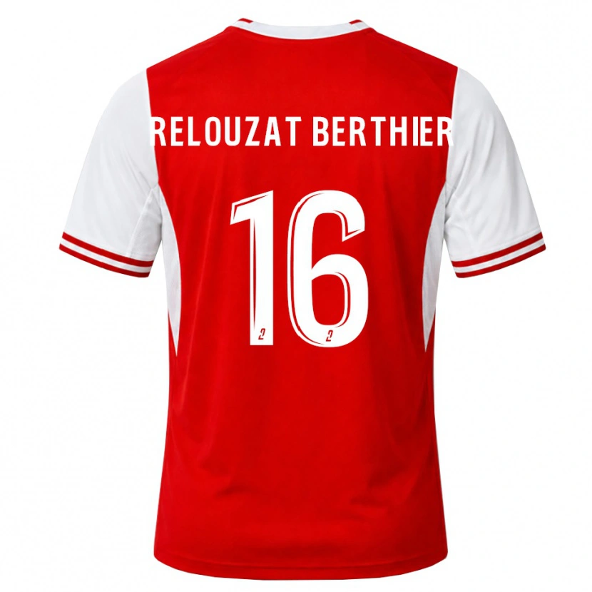 Danxen Damen Maxime Relouzat Berthier #16 Rot Weiß Heimtrikot Trikot 2026/27 T-Shirt Schweiz