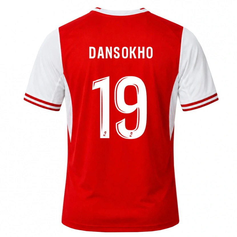 Danxen Damen Ansoumana Dansokho #19 Rot Weiß Heimtrikot Trikot 2026/27 T-Shirt Schweiz