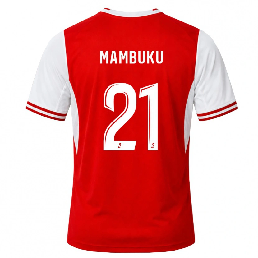 Danxen Damen Jean Mambuku #21 Rot Weiß Heimtrikot Trikot 2026/27 T-Shirt Schweiz