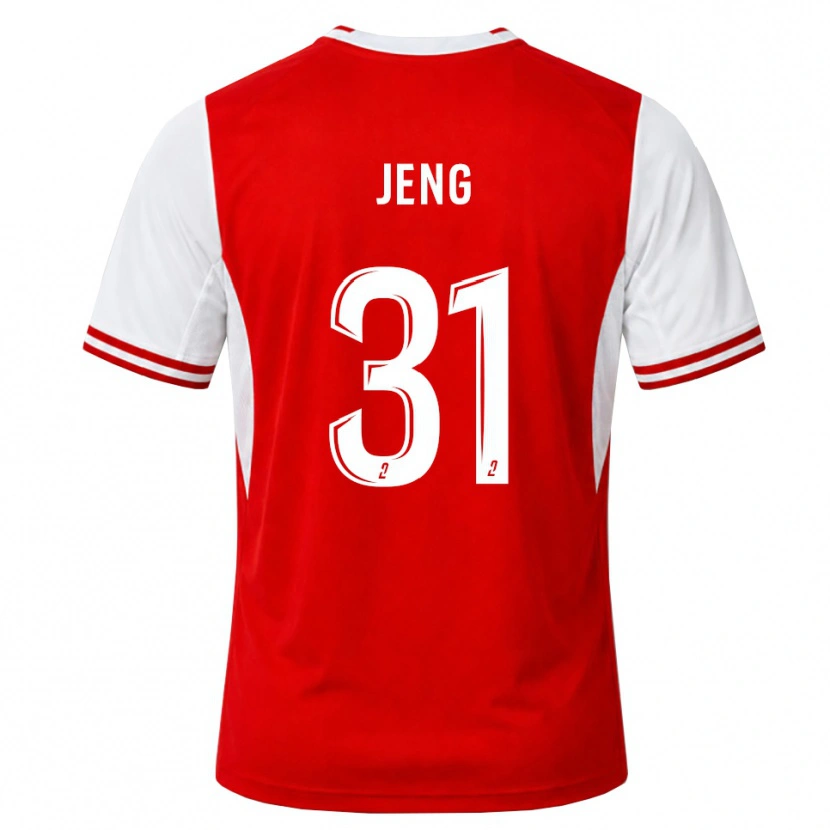 Danxen Damen Malcolm Jeng #31 Rot Weiß Heimtrikot Trikot 2026/27 T-Shirt Schweiz