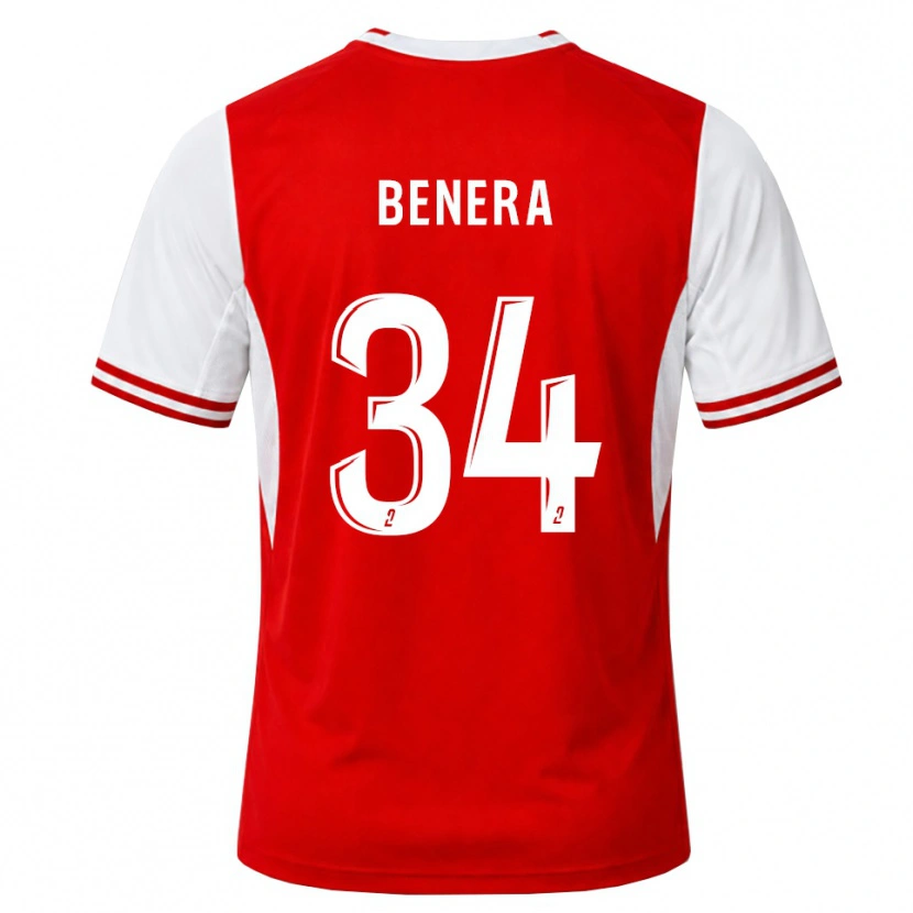 Danxen Damen Ummene Benera #34 Rot Weiß Heimtrikot Trikot 2026/27 T-Shirt Schweiz