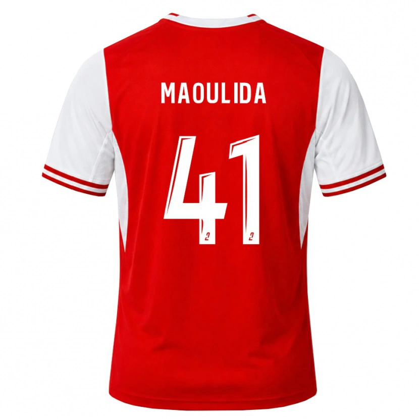 Danxen Damen Assimina Maoulida #41 Rot Weiß Heimtrikot Trikot 2026/27 T-Shirt Schweiz