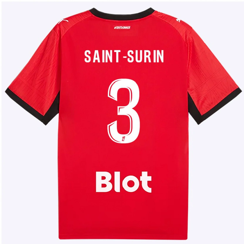 Danxen Damen Rio Saint-Surin #3 Rot Schwarz Weiß Heimtrikot Trikot 2026/27 T-Shirt Schweiz