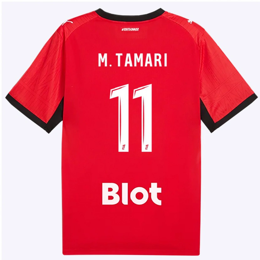 Danxen Damen Mousa Al-Tamari #11 Rot Schwarz Weiß Heimtrikot Trikot 2026/27 T-Shirt Schweiz