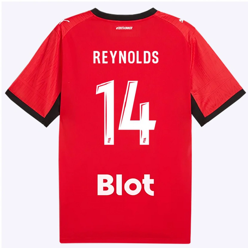 Danxen Damen Bryan Reynolds #14 Rot Schwarz Weiß Heimtrikot Trikot 2026/27 T-Shirt Schweiz
