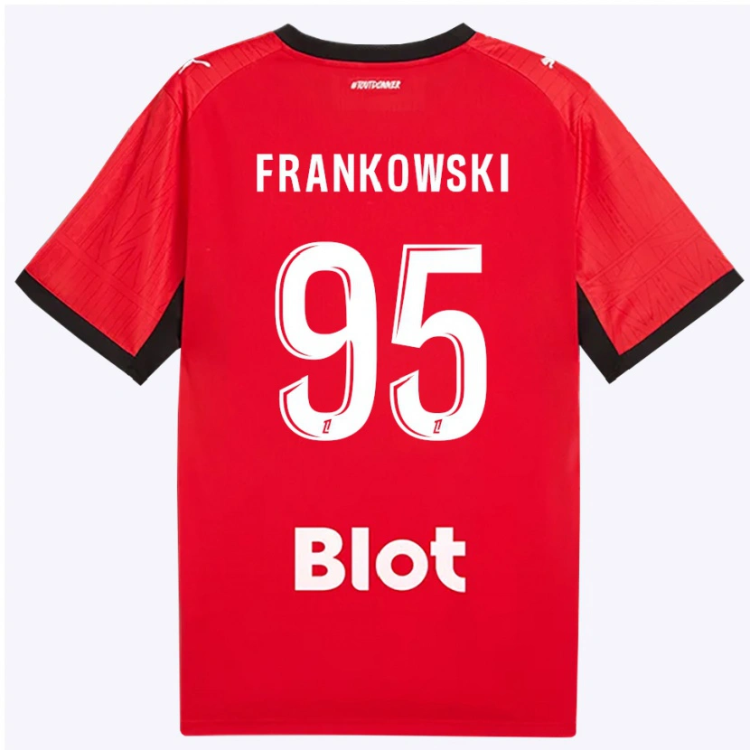 Danxen Damen Przemyslaw Frankowski #95 Rot Schwarz Weiß Heimtrikot Trikot 2026/27 T-Shirt Schweiz